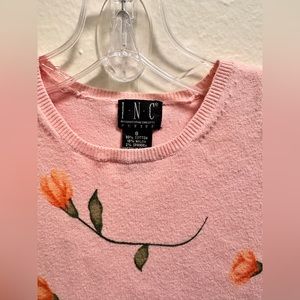 INC floral blouse